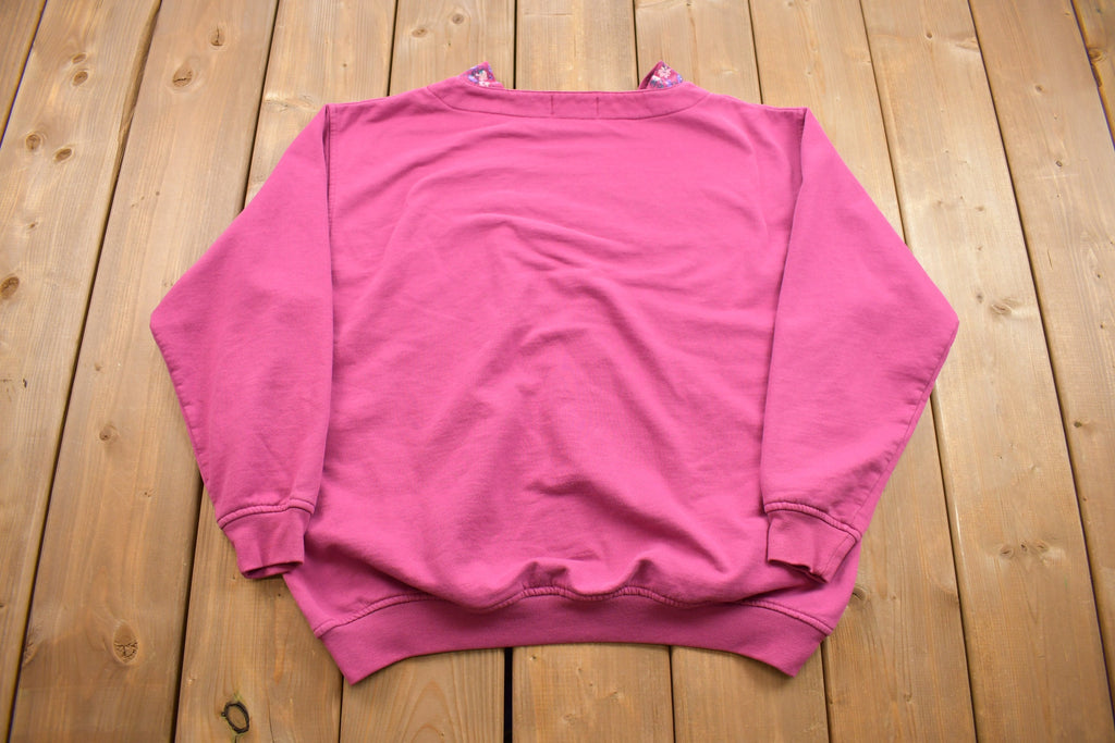 Vintage 1990s Weekend Edition Floral Women's Crewneck Sweatshirt