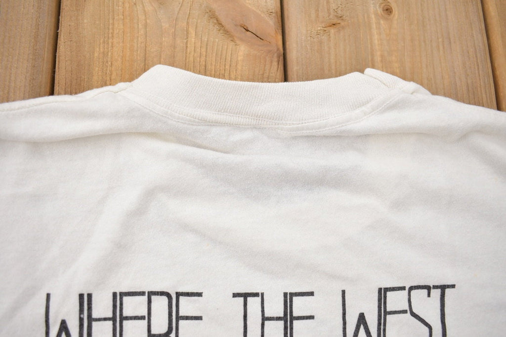 Vintage 1988 Born 2 Wild Where the West is Really Wild Graphic T Shirt
