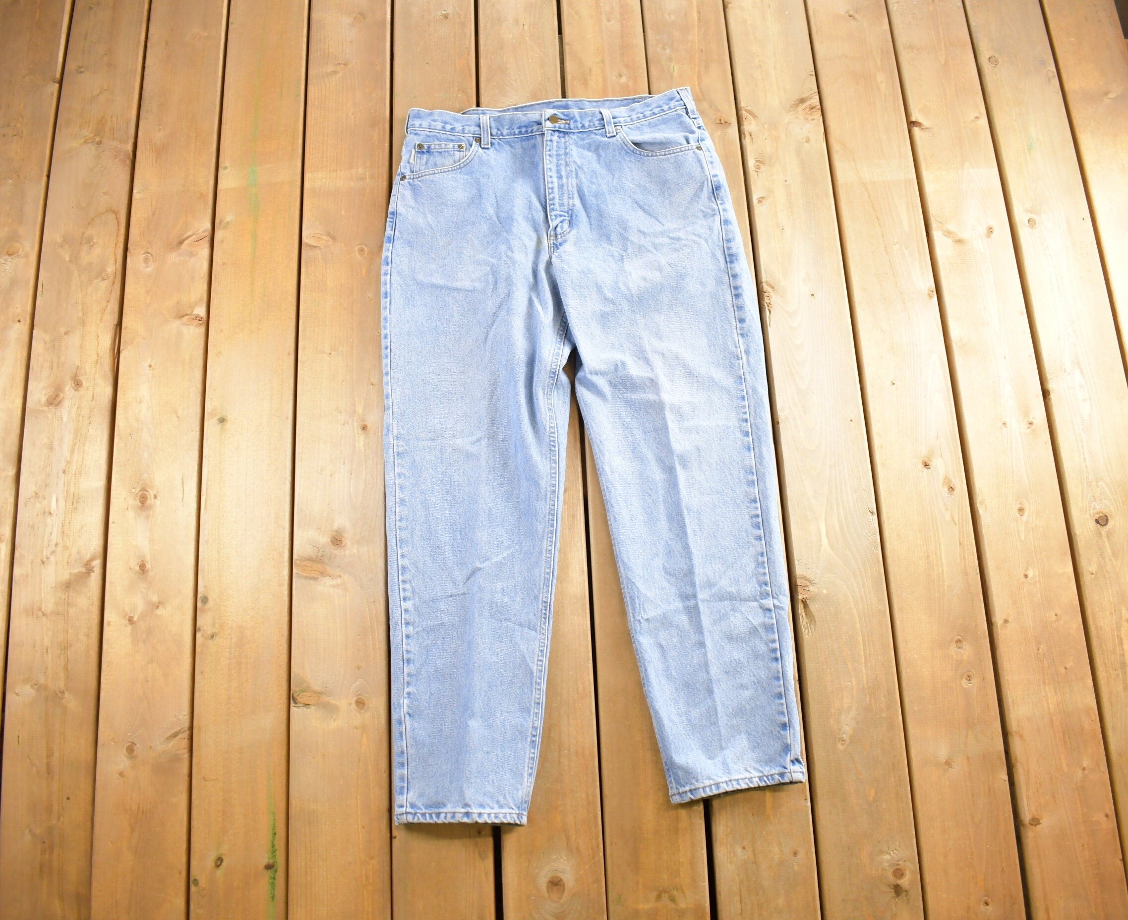 Vintage 1990s Carhartt Relaxed Fit Work Pants Size 38x32