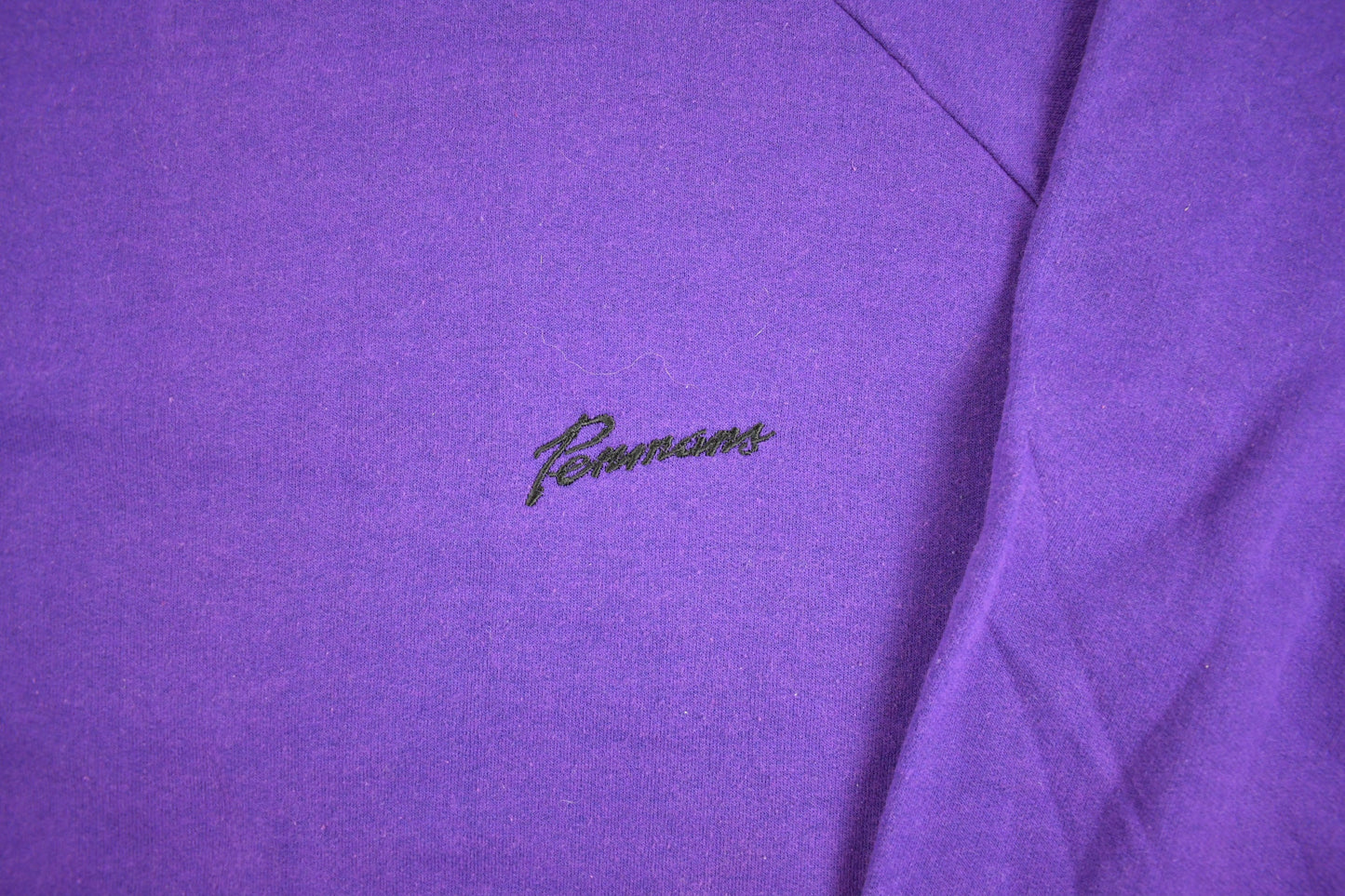 Vintage 1980s Penmans Purple Sweatshirt / 80s Crewneck / Made In Canada / Streetwear / Embroidered