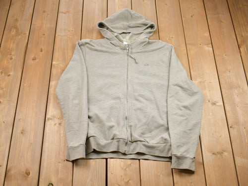 Vintage 1990s Lacoste Zip Up Hoodie / 90s Hoodie / Vintage Sweater / 80s / 90s / Embroidered / Color Block / Lacoste Zip Up