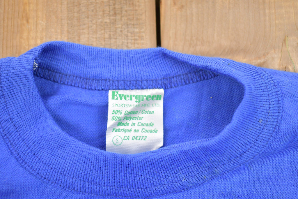 Vintage 1970s Evergreen Blue Ringer T-Shirt /