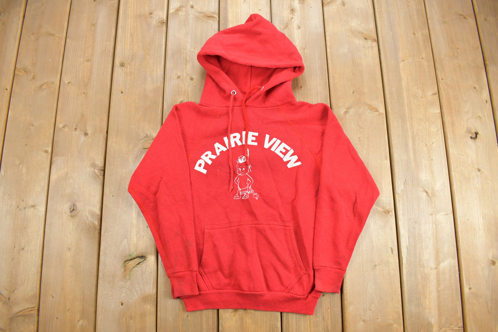 Vintage 1980s Prairie View Discus Athletic Heavy Weight Hoodie