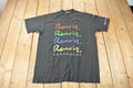 Vintage 1990s Renoir Portraits Graphic Art T-Shirt