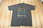 Vintage 1990s Renoir Portraits Graphic Art T-Shirt
