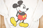 Vintage 1980s Mickey Mouse Disney Crewneck Sweater Men's XL