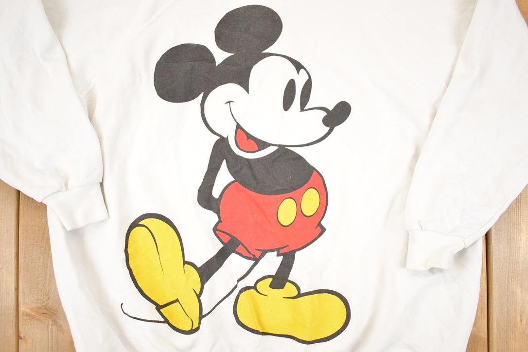 Vintage 1980s Mickey Mouse Disney Crewneck Sweater Men's XL