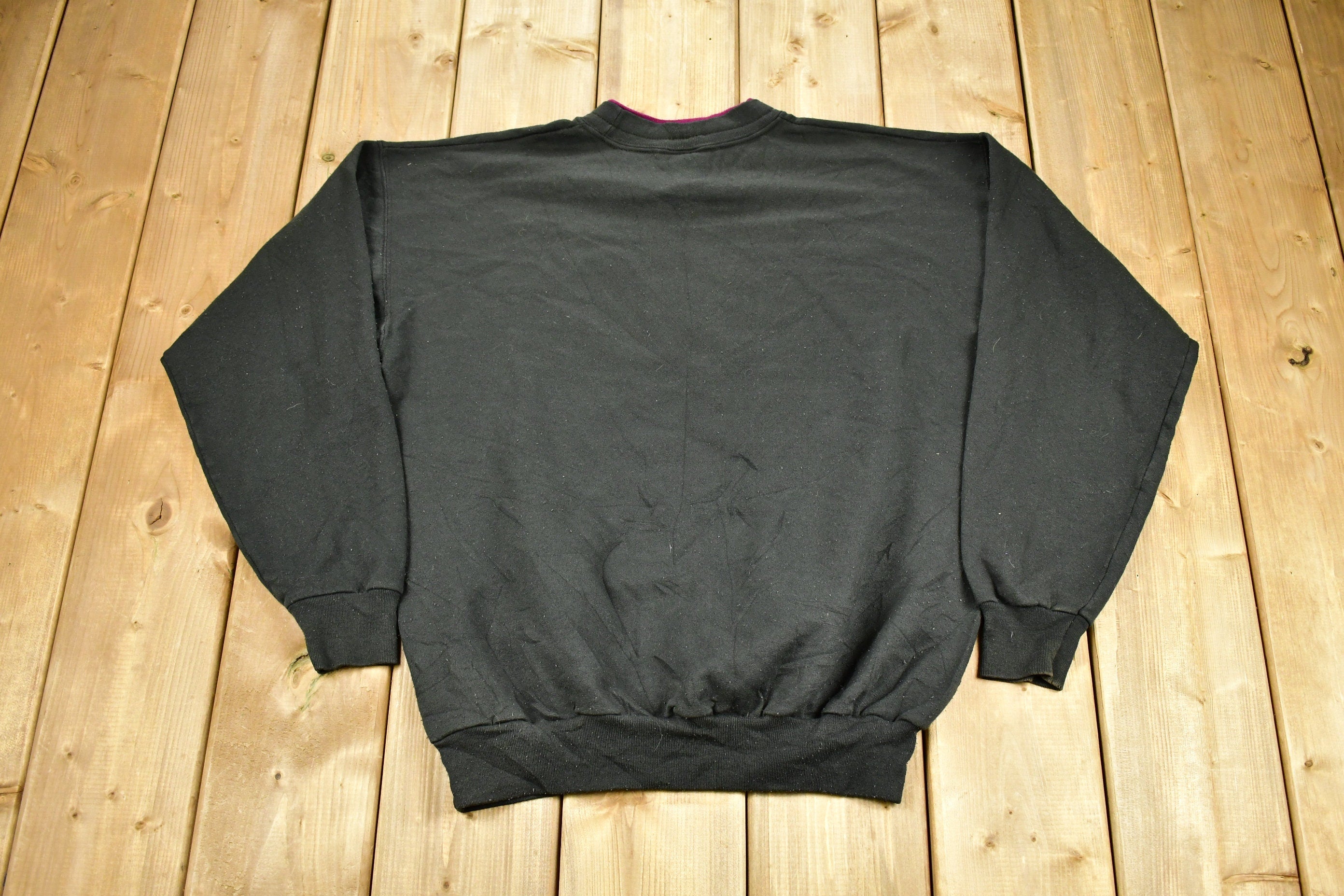 Vintage 1990s Tulip Flower Graphic Cute Morning Sun Crewneck Sweater