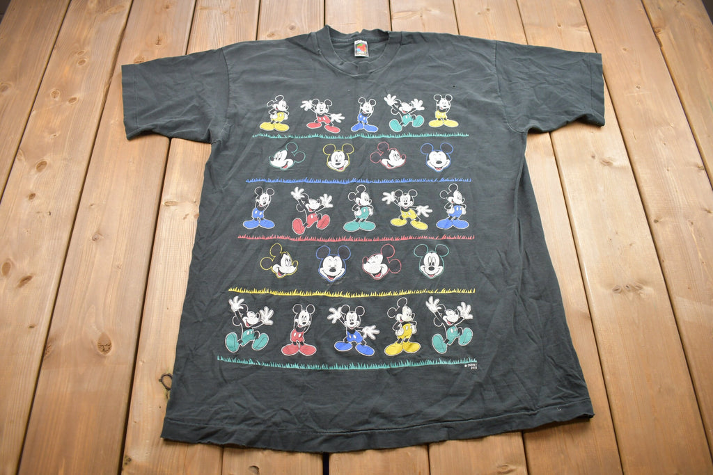 Vintage 1990s Mickey Mouse Cartoons Graphic T Shirt