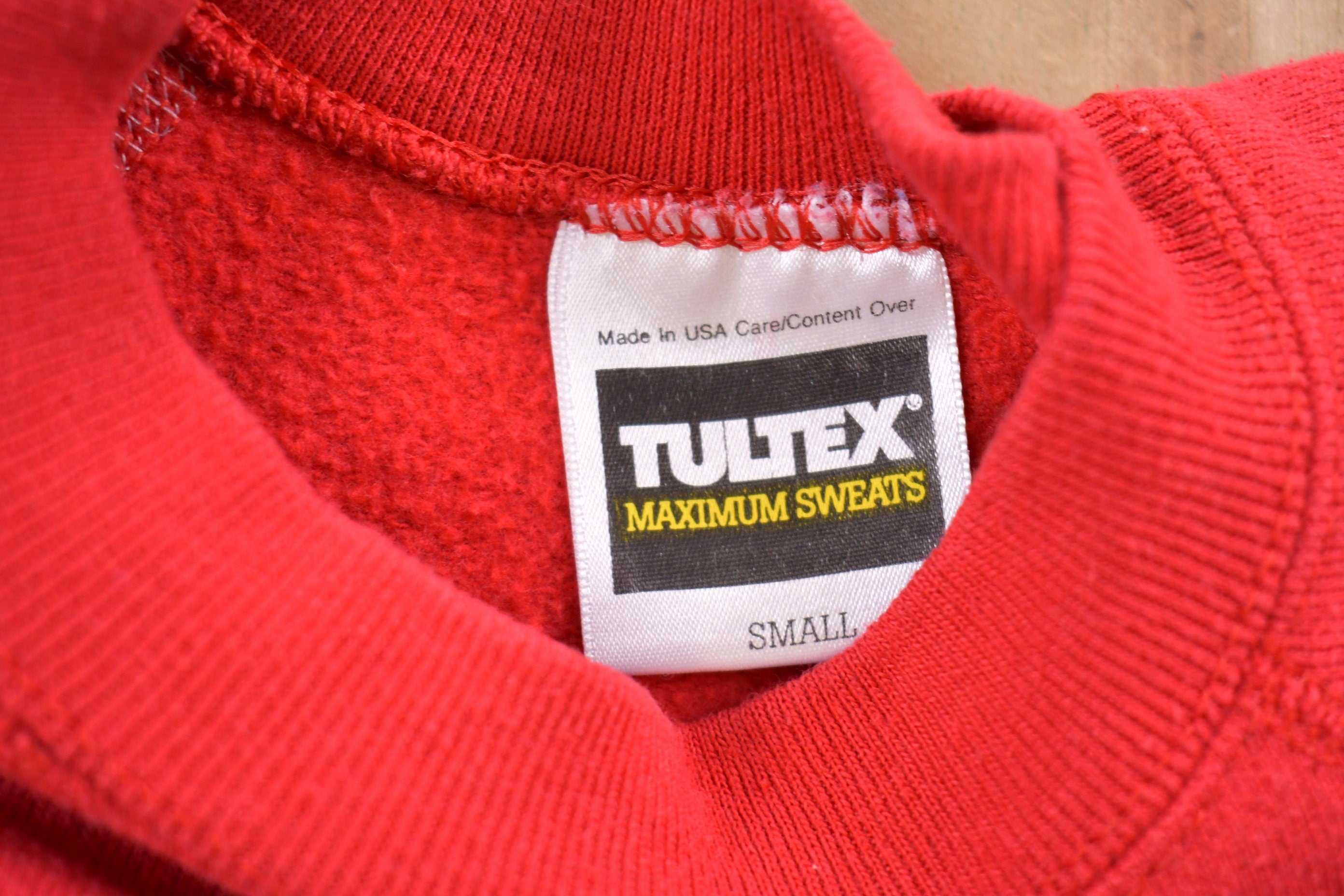 Vintage 1980s Tultex Raglan Crewneck Sweatshirt