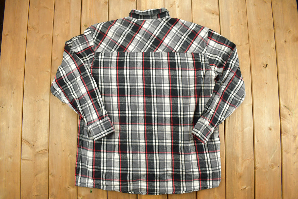 Vintage 1990s Five Brother Plaid Button Up Shirt