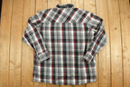 Vintage 1990s Five Brother Plaid Button Up Shirt