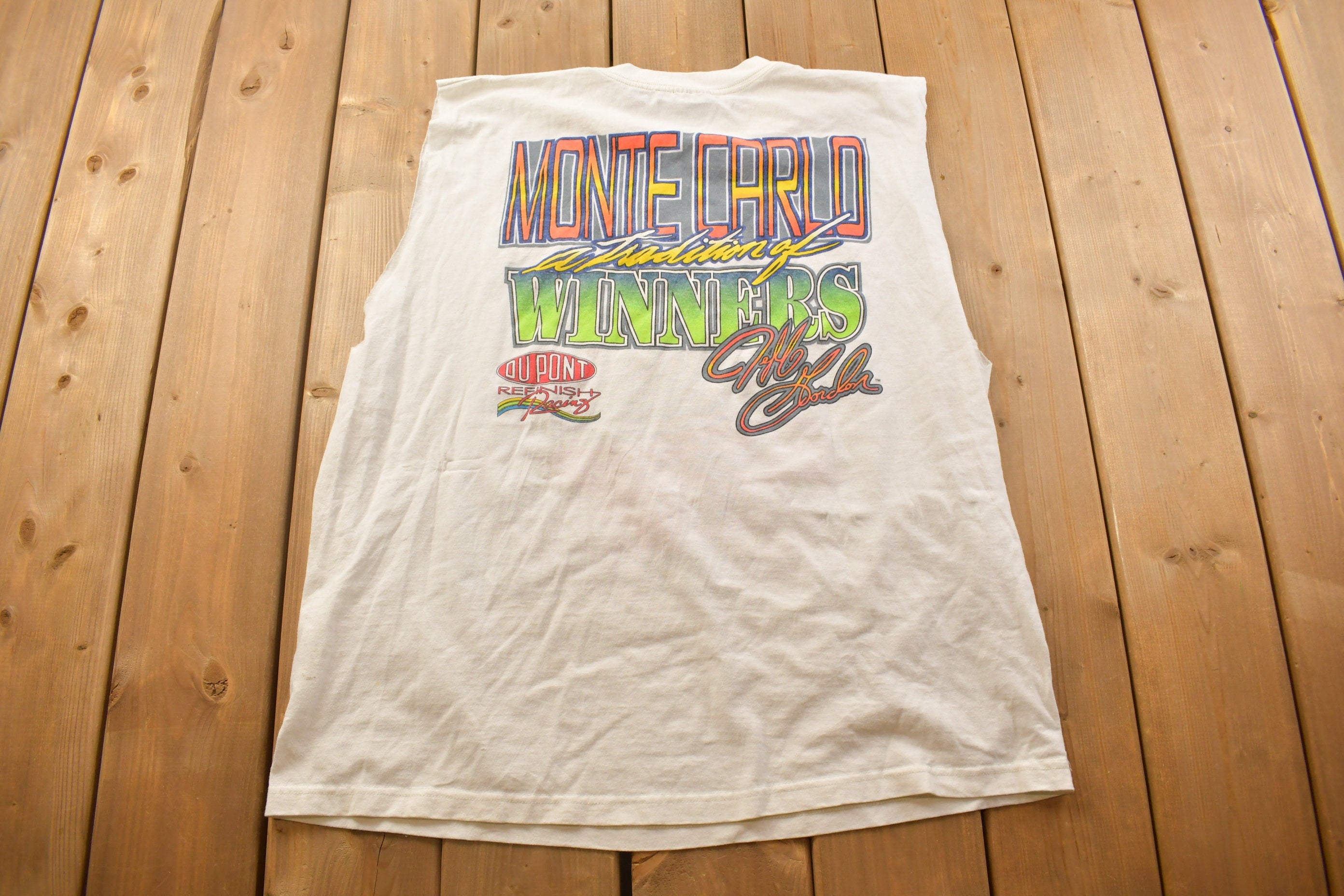Vintage 1990s NASCAR Racing T-Shirt / Single Stitch / Racing Tee / 90s Streetwear / Sportswear