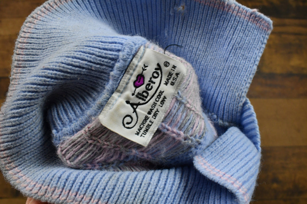 Vintage Alberoy Collared Knit Sweater
