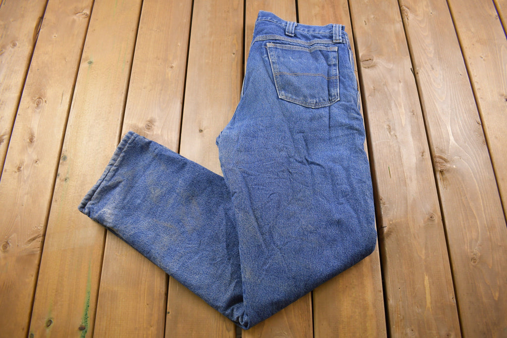 Vintage 1990's Wrangler Lined Blue Jeans 36 x 33