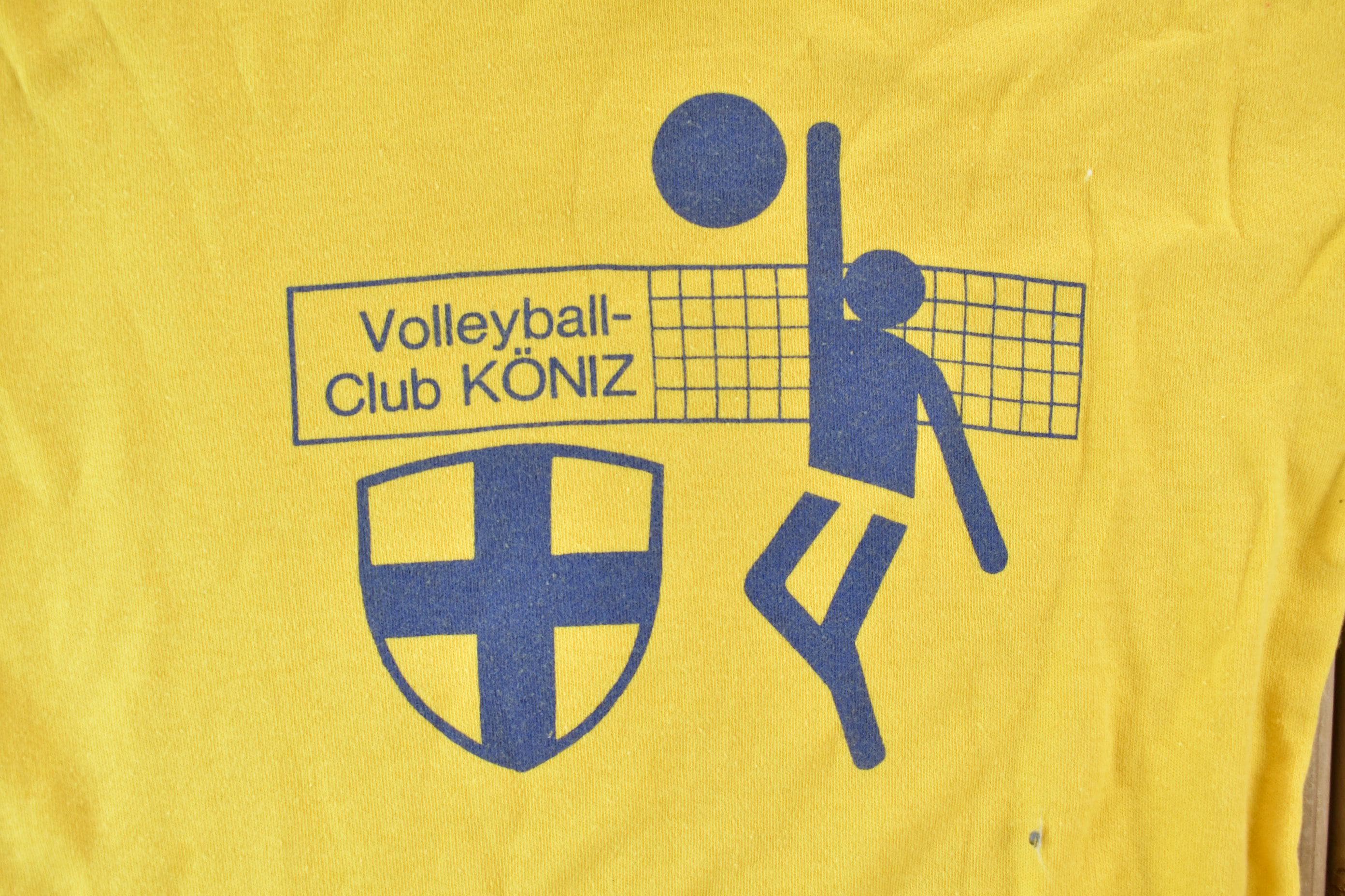 Vintage 1970s Single Stitch Koniz Volleyball Club Graphic T-Shirt