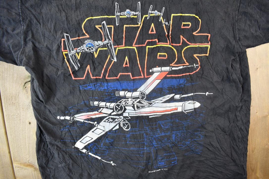 Vintage 1997 Star Wars X-Wing Graphic T-Shirt Size L