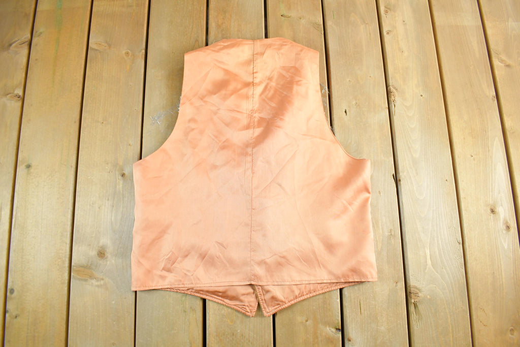 Vintage 1970s Genuine Leather Garments Leather Vest Men's S-M
