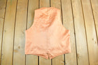 Vintage 1970s Genuine Leather Garments Leather Vest Men's S-M