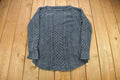 Vintage 1980s Women's 3D Cable Knitted Women's Sweater