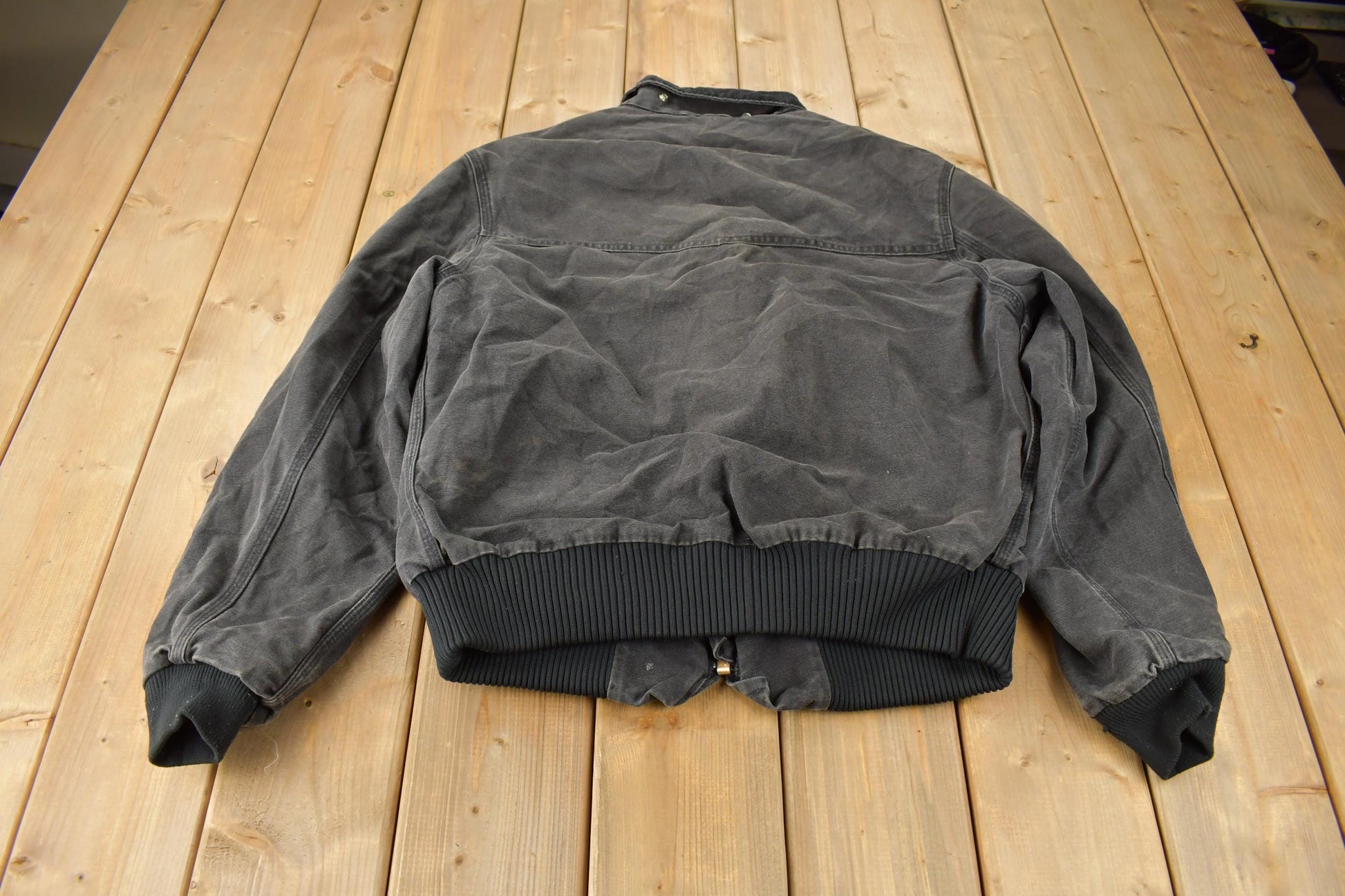 Vintage 1980s Carhartt Sun Faded Santa Fe Work Jacket