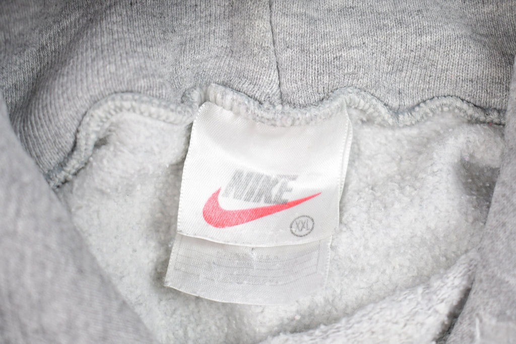 Vintage 1990s Nike White Tag Mid Swoosh Graphic Hoodie