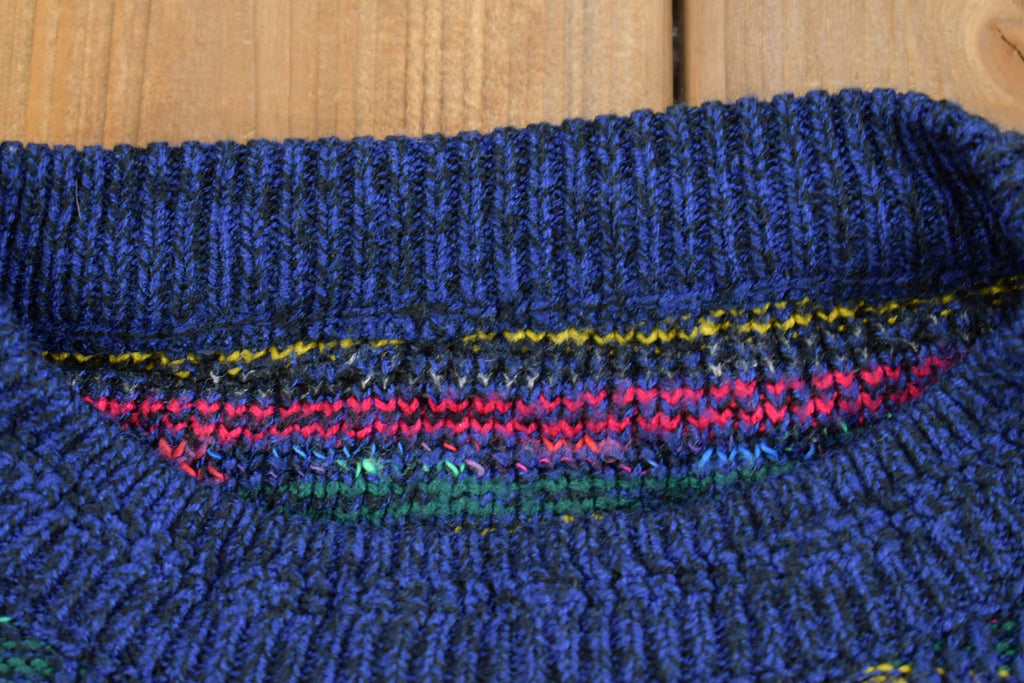 Vintage 1990s 3D Knit Sweater