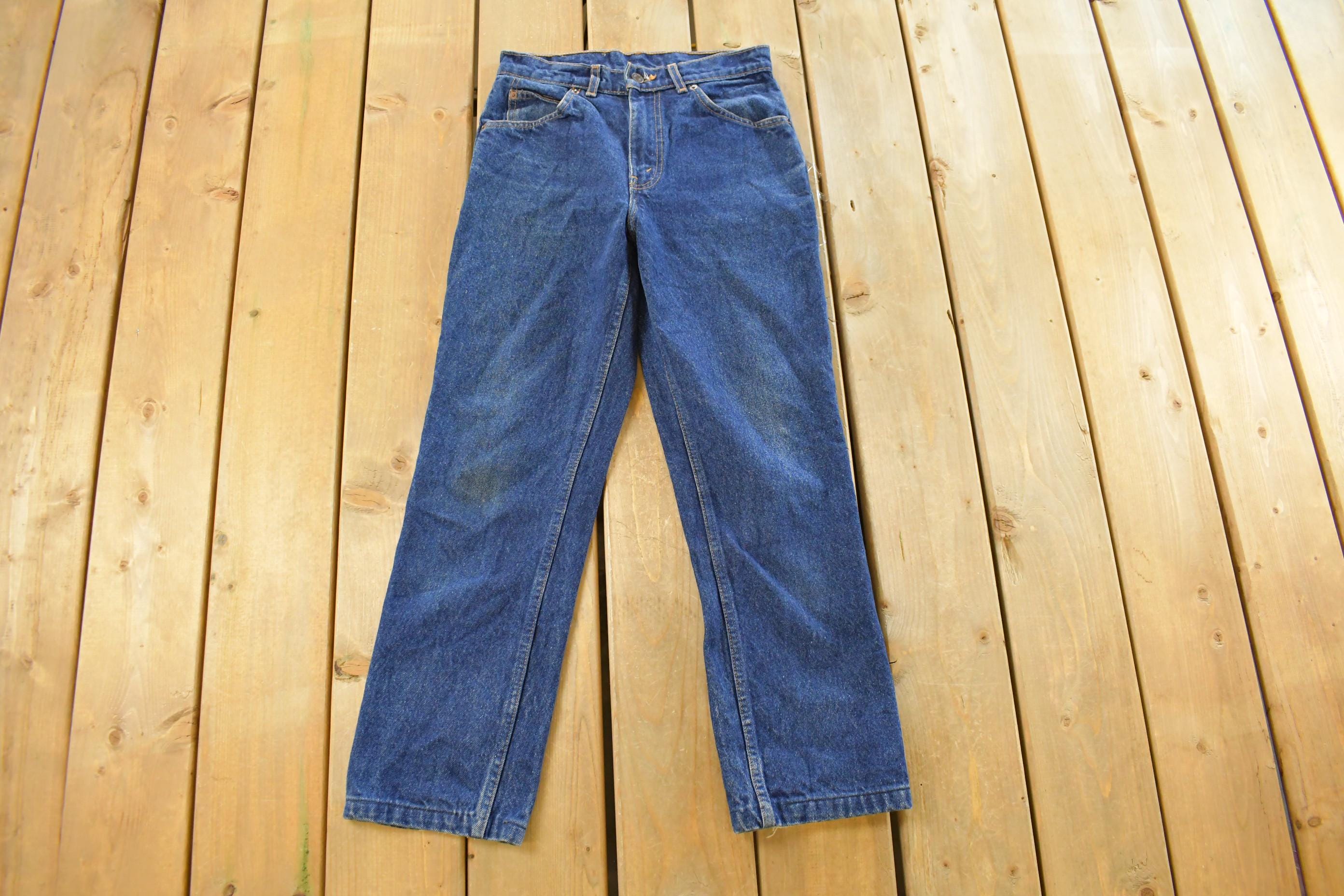 Vintage 1990s Levi's Orange Tab Straight Fit Denim Jeans Men's 28 x 26