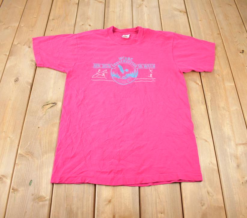 Vintage 1990s WCRRC 10K Run Souvenir T-Shirt Made In USA
