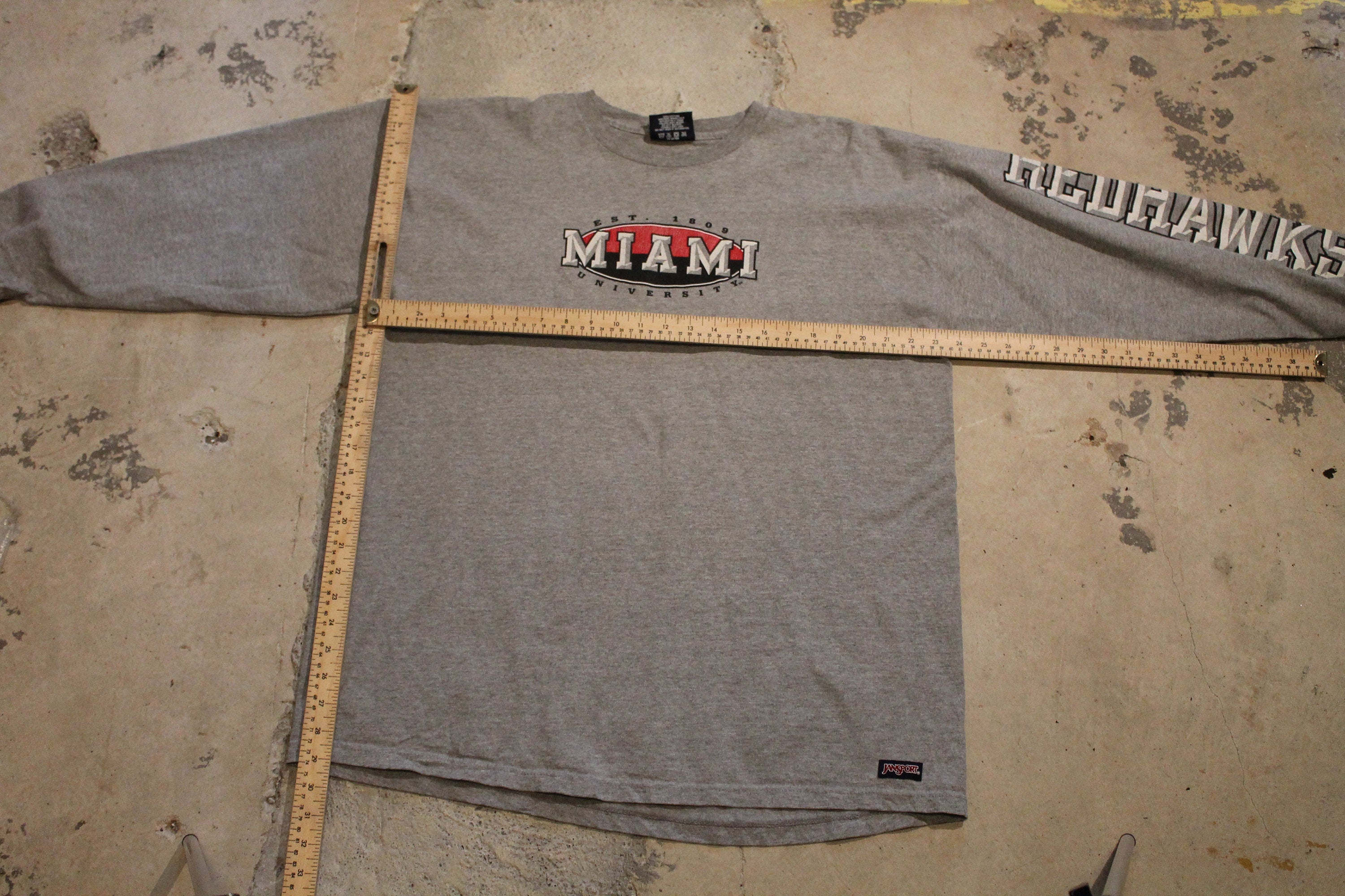 Vintage 1990s University Of Miami Redhawks Long Sleeve T Shirt