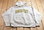 Vintage 1990s Oswego University Of New York State Collegiate Hoodie