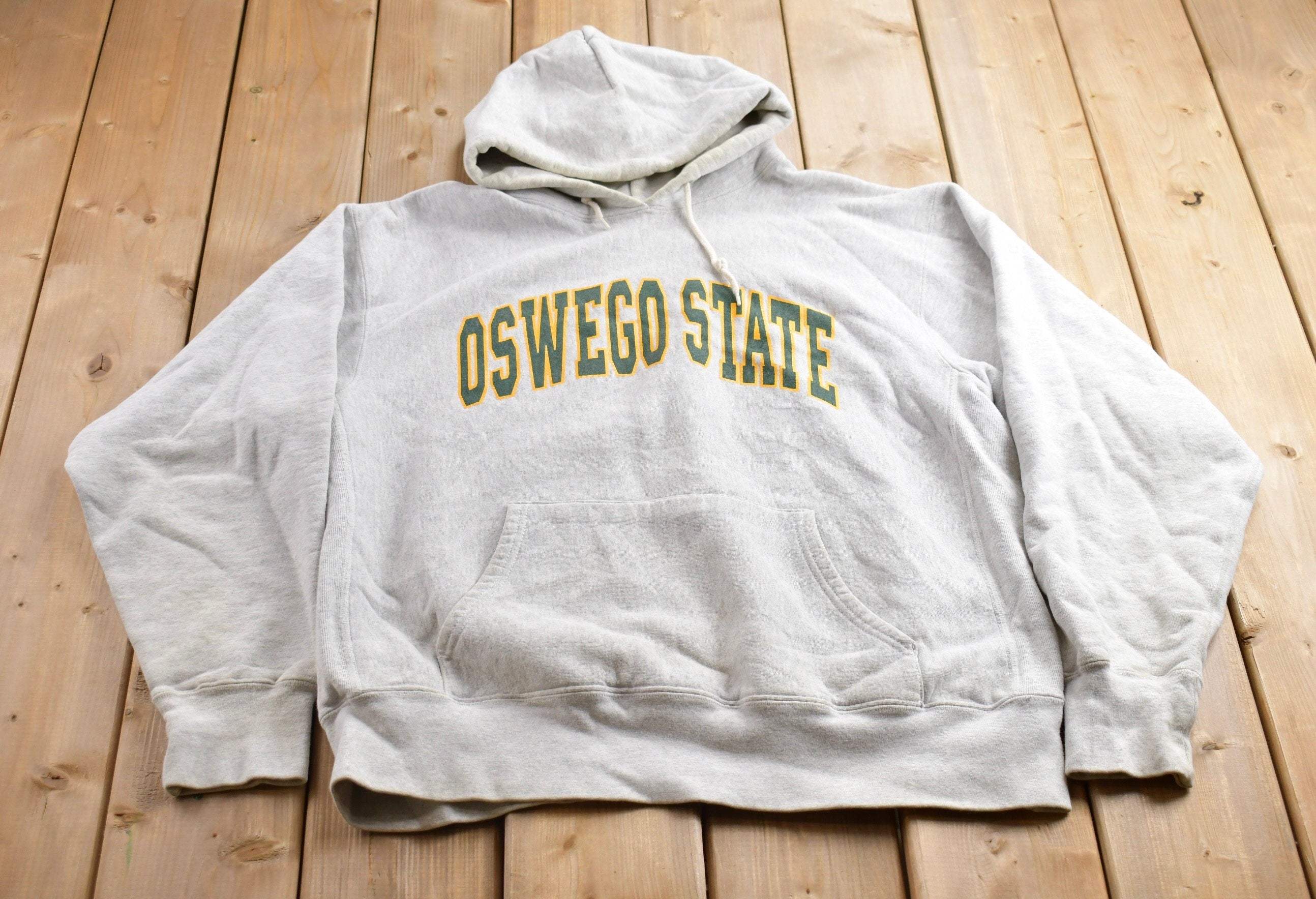 Vintage 1990s Oswego University Of New York State Collegiate Hoodie