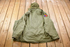 Vintage 1993 Army Hooded Cold Weather Field Jacket