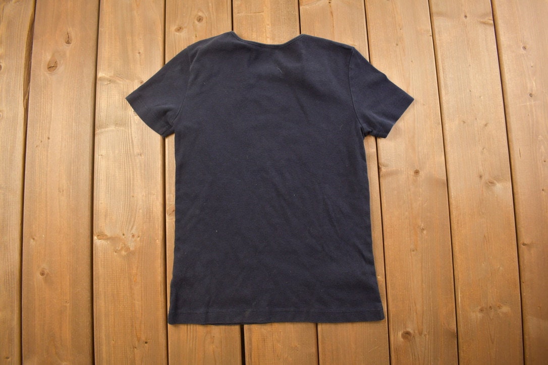 Vintage 1990s Escada Sport Blank Black T Shirt