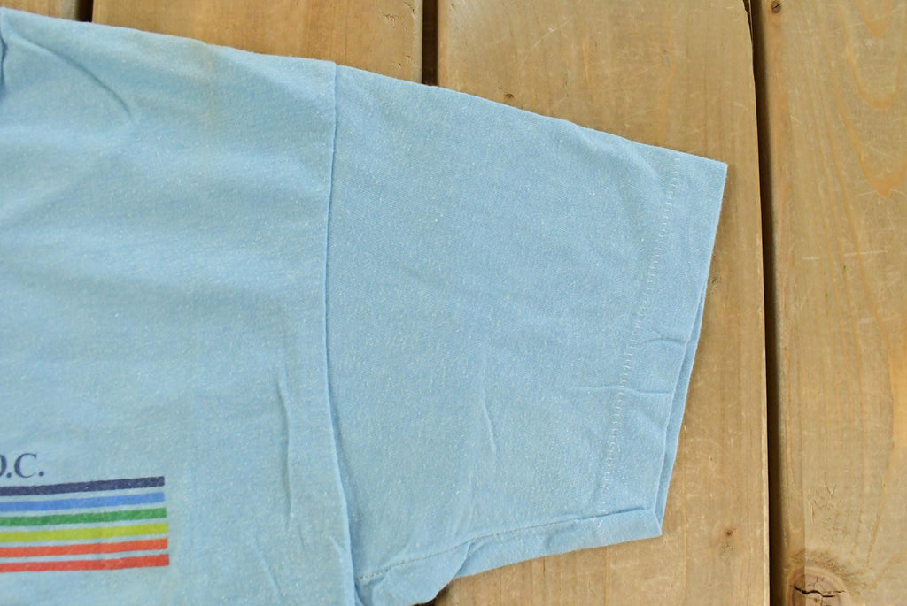 Vintage 1980s Washington DC Travel Souvenir Single Stitch Graphic Print T-Shirt Men's M
