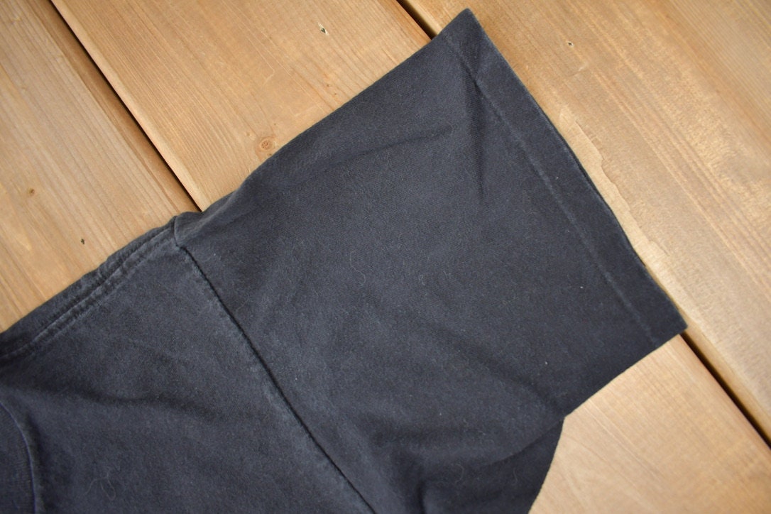 Vintage 1995 Kingston Ontario Harley Davidson Motorcycles Feel the Thunder Single Stitch Graphic T-Shirt Made In USA