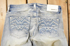 Vintage Deadstock Y2K Grace LA Bedazzled Low Rise Jeans Women's Size 27 x 32
