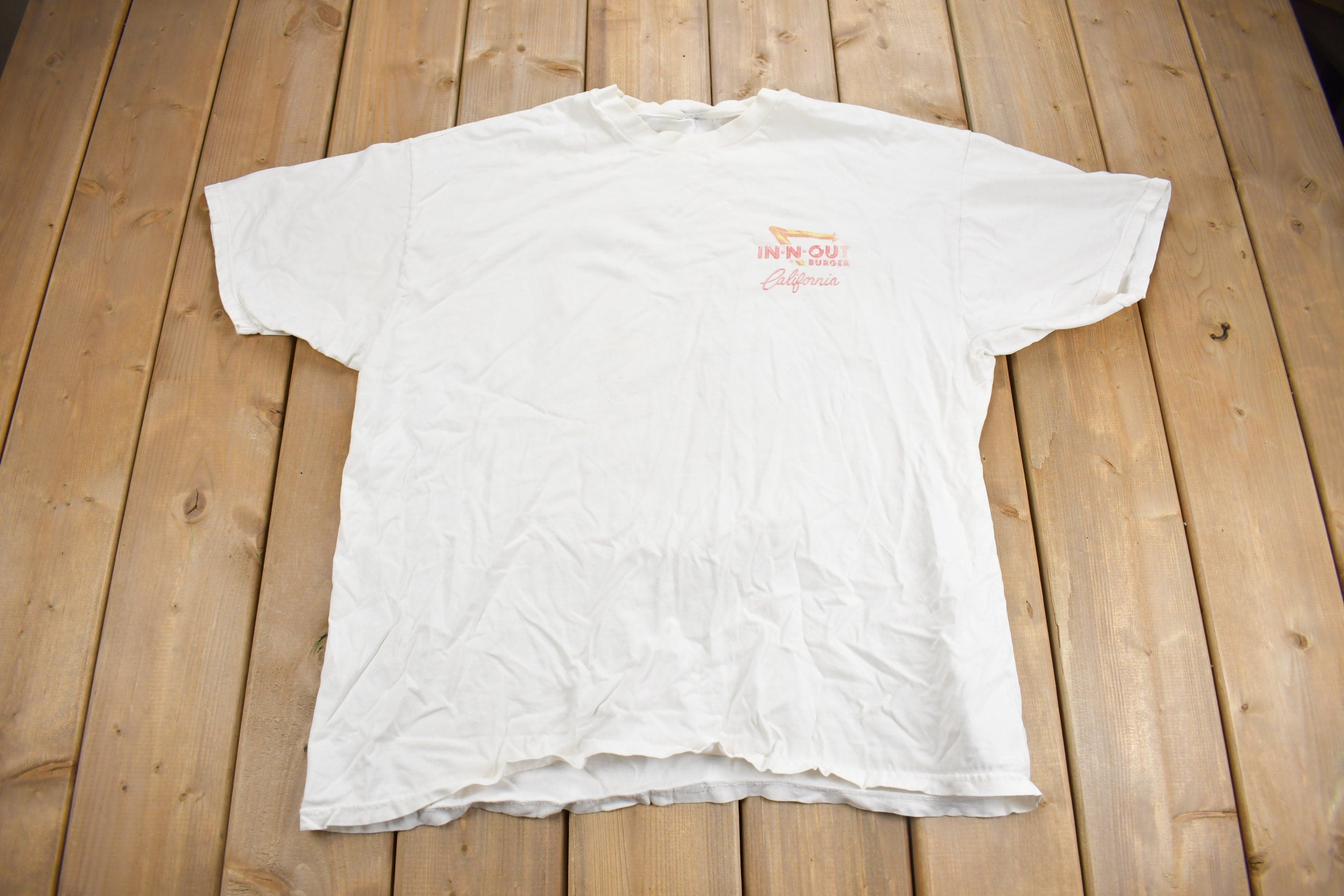 Vintage 1998 In-N-Out Burger California Promo T-Shirt