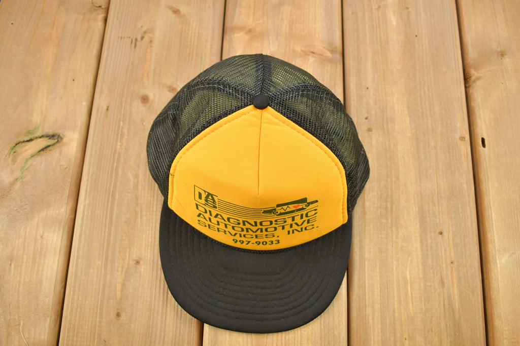 Vintage 1990s Diagnostic Automotive Services INC Trucker Hat