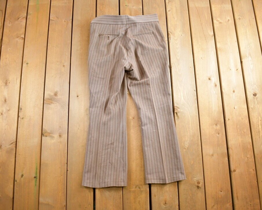 Vintage 1980's Pin Stripe Waistband Trousers Size 32x26