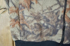 Vintage 1990s Fleece Camo Full Zip Sweater