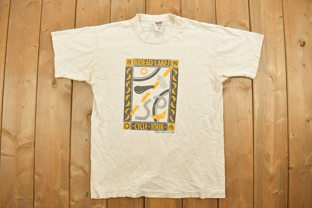 Vintage 1999 Rideau Lakes Cycle Tour T Shirt