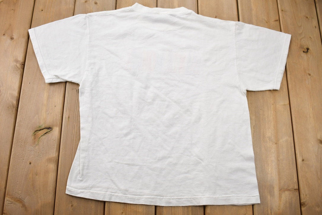 Vintage 1990s Santa Monica Pier Embroidered T-Shirt