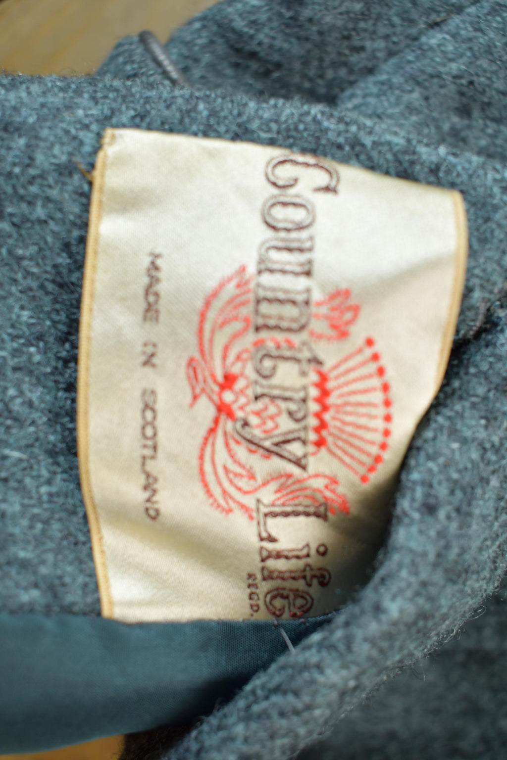 Vintage 1980s Country Life Wool Blazer Jacket