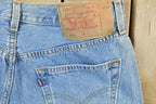 Vintage 1990s Levi Strauss 501 Red Tab Denim Jeans Size 36x34