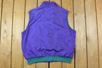 Vintage 1990s Sierra Designs Mid Weight Fleece Lined Windbreaker Spring Jacket Vest