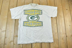 Vintage 1996 Logo 7 Green Bay Packers NFL Graphic T-Shirt