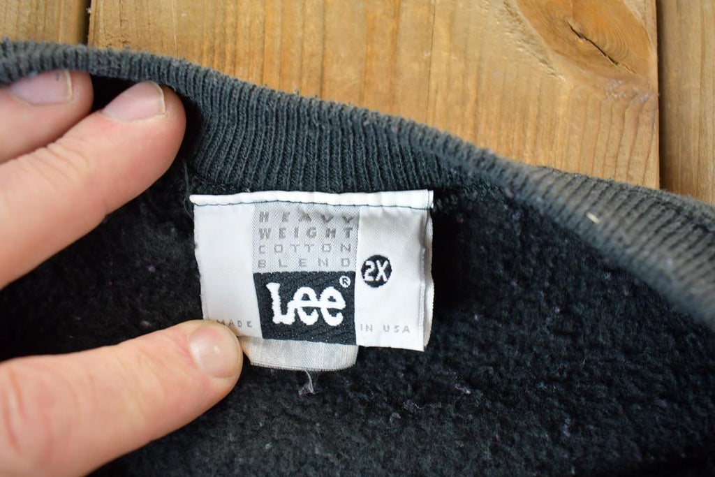 Vintage 1990s CRB Crusaders Lee Heavy Weight Embroidered Crewneck Sweatshirt / 90s Crewneck / Souvenir Sweater / Streetwear