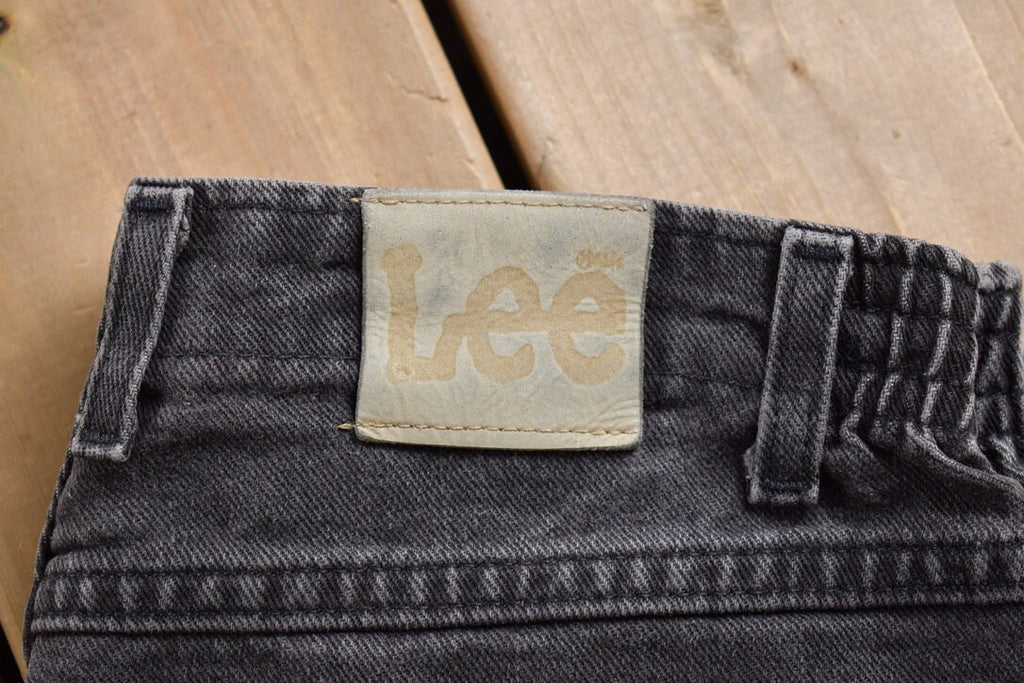 Vintage 1990s LEE Black Tapered Mom Jeans