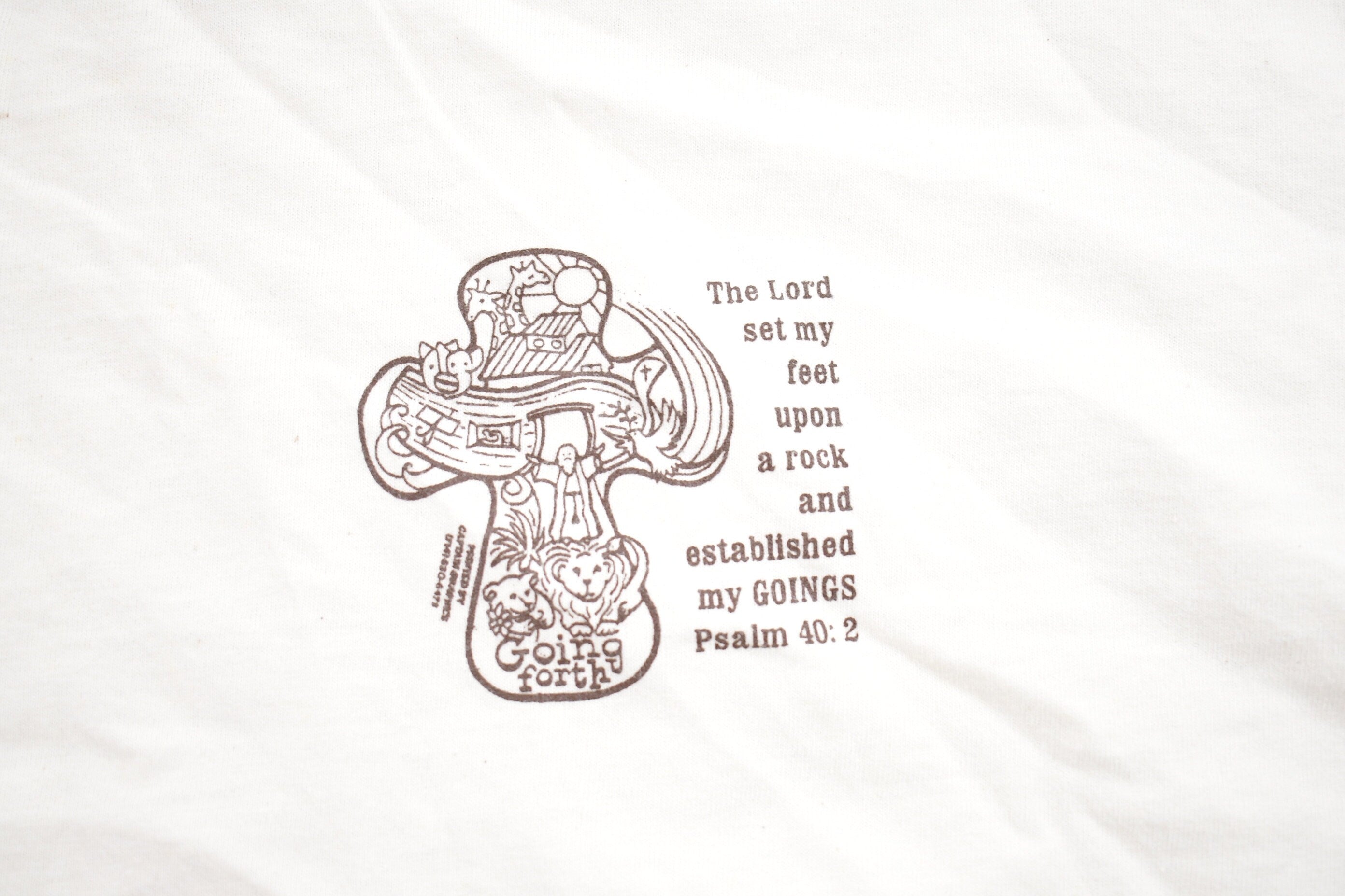 Vintage 1999 Psalm 40:2 Graphic T-Shirt